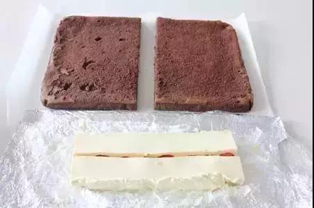 奶冻蛋糕卷做法丨幸福感满满的可可奶冻蛋糕卷