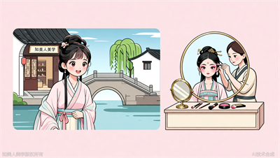 绍兴嵊州新昌的姑娘看过来！知美人美学古风美妆班，圆你一个穿越梦