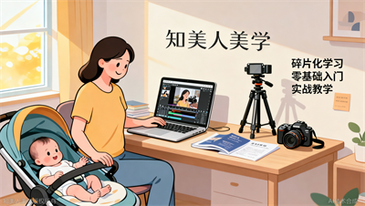 浙江宝妈增收热门选择！知美人美学摄影剪辑班，带娃赚钱两不误
