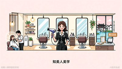湖州美发沙龙创业班，知美人美学3.5个月打造全能型店面管理人才