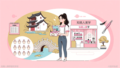 浙江美甲美睫培训学校怎么选？知美人美学20天从零基础到开店创业