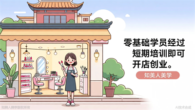 宁波美甲美睫培训学校，知美人美学创业班，1个月搞定美甲全科+美睫高阶技术
