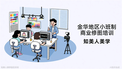 金华摄影培训学校，知美人美学商业修图班，像素蛋糕/CAPTURE ONE联机实战